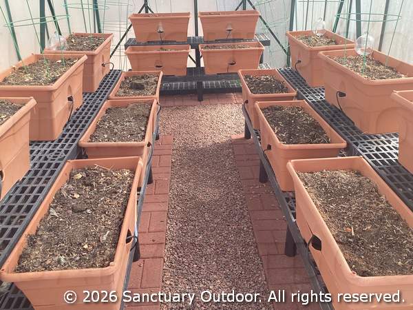 Irrigate your greenhouse